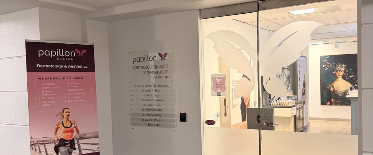 Papillon Medical Dermatology, med spa and aesthetic clinic in Calgary
