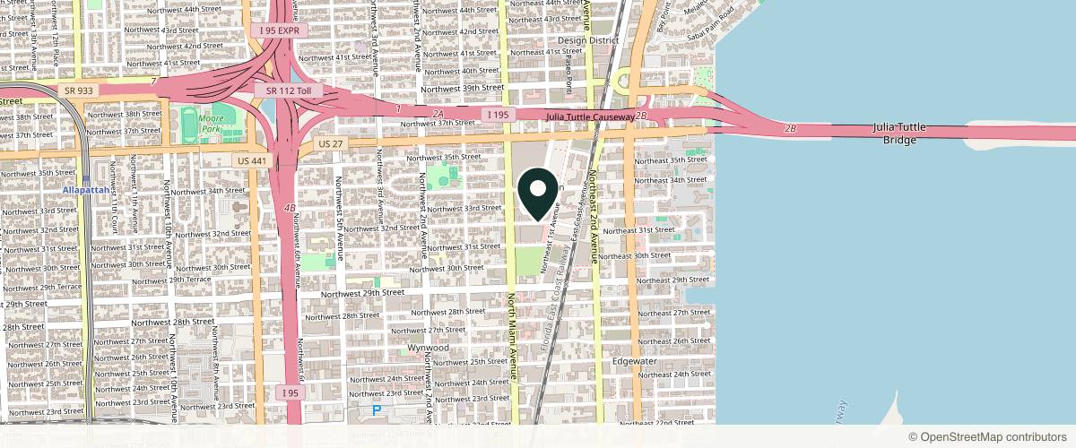 Map showing the exact location of 4Ever Young Med Spa & Wellness Center - Miami Midtown at 3252 Buena Vista Blvd Suite 112, Miami, FL 33137, USA