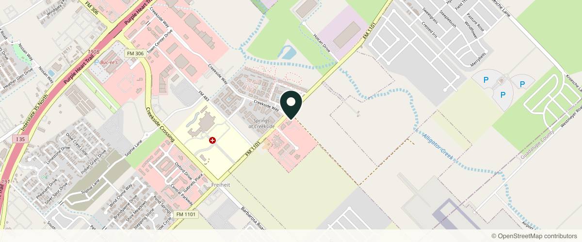 Map showing the exact location of 4Ever Young Med Spa & Wellness Center - New Braunfels at 717 Generations Dr Ste C, New Braunfels, TX 78130, USA