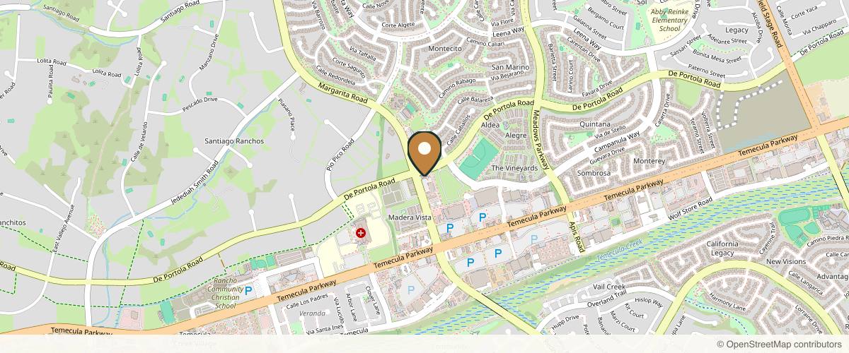 Map showing the exact location of A New You Aesthetics at 44054 Margarita Rd #102, Temecula, CA 92592, USA