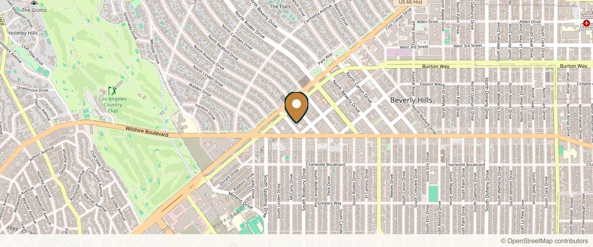Map showing the exact location of Aère Aesthetics at 436 N Roxbury Dr Ste 115, Beverly Hills, CA 90210, USA