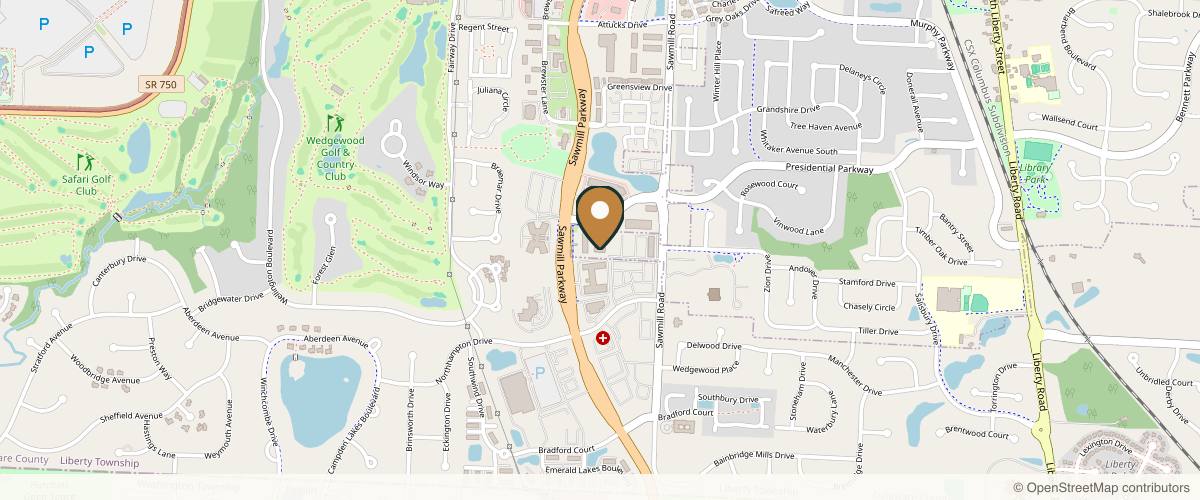 Map showing the exact location of A Younger You Aesthetics | Med Spa – Powell, OH at 10263 Sawmill Pkwy, Powell, OH 43065, USA