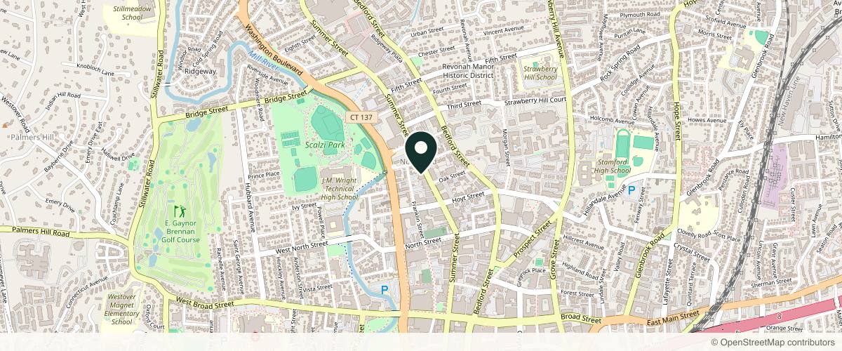 Map showing the exact location of Aesthé by MD at 1290 Summer St Ste 2400, Stamford, CT 06905, USA