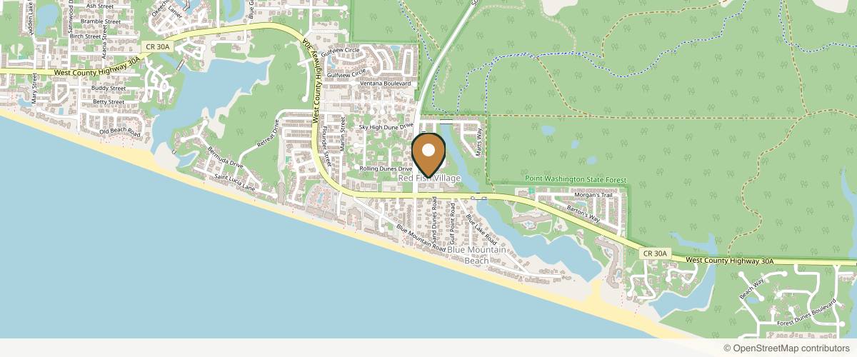 Map showing the exact location of Aesthetic Clinique at 2050 W County Hwy 30A Ste 114, Santa Rosa Beach, FL 32459, USA