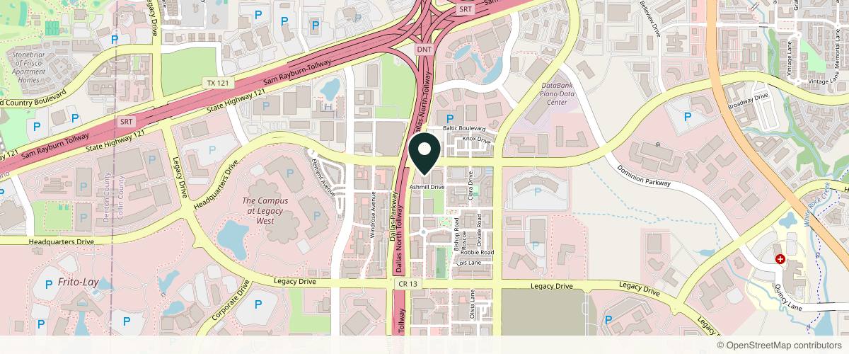 Map showing the exact location of Aesthetic Collective Plano at 7800 Dallas Pkwy #100, Plano, TX 75024, USA