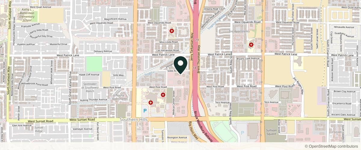 Map showing the exact location of Aesthetic Revolution Las Vegas - Dr. Zimmerman at 9130 W Post Rd Ste 100, Las Vegas, NV 89148, USA