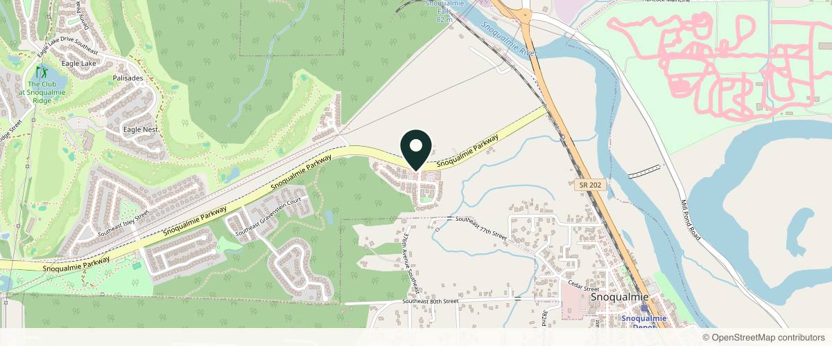 Map showing the exact location of Ageless Aesthetics at 7329 Better Way SE Ste A100, Snoqualmie, WA 98065, USA