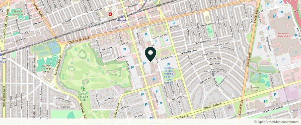 Map showing the exact location of Ageless Cosmetic and Surgical Center at 1325 Franklin Ave Ste 150, Garden City, NY 11530, USA