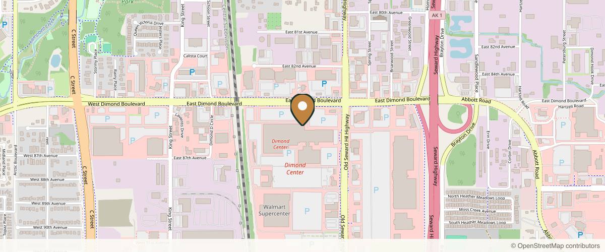 Map showing the exact location of Ageless Med Spa at 800 E Dimond Blvd #126, Anchorage, AK 99515, USA