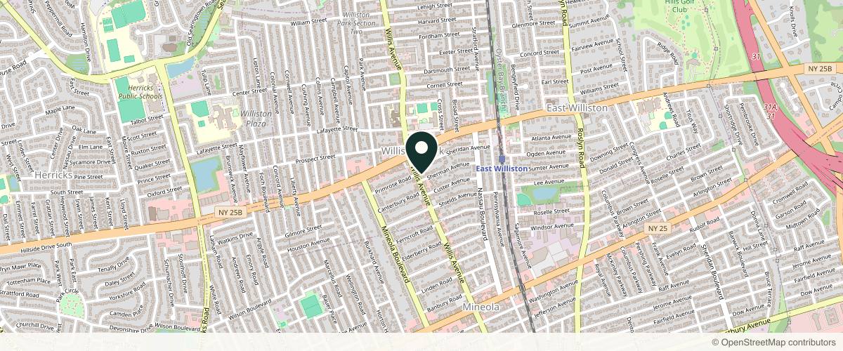 Map showing the exact location of AKKI Aesthetics at 436 Willis Ave 3rd floor, Williston Park, NY 11596, USA