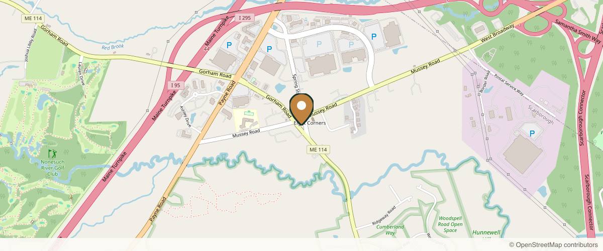 Map showing the exact location of Allure Med Spa at 49 Mussey Rd #201, Scarborough, ME 04074, USA