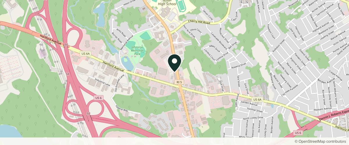 Map showing the exact location of Althea @ The Face Fairies at 1500 Atwood Ave Unit 14, Johnston, RI 02919, USA