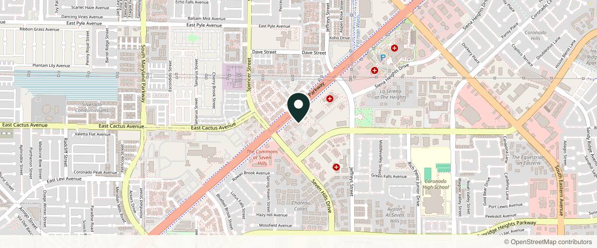 Map showing the exact location of American Medical Wellness at 3145 St Rose Pkwy Ste 131, Henderson, NV 89052, USA