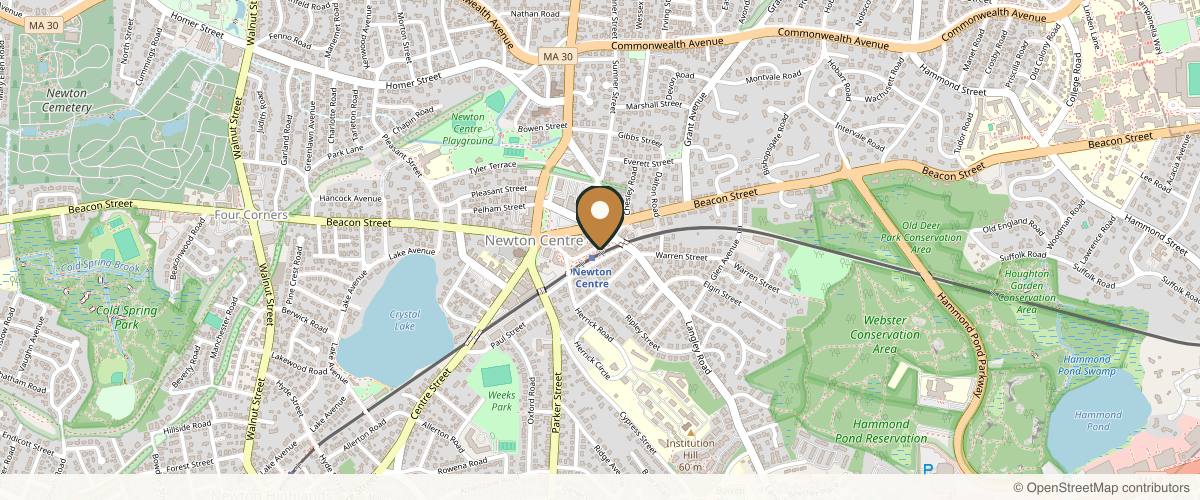 Map showing the exact location of Anastasia Medical Aesthetics at 50 Union St Ste 205, Newton Centre, MA 02459, USA