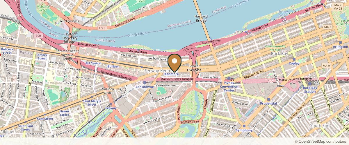 Map showing the exact location of Angel Face Injections at 500 Commonwealth Ave #526, Boston, MA 02215, USA