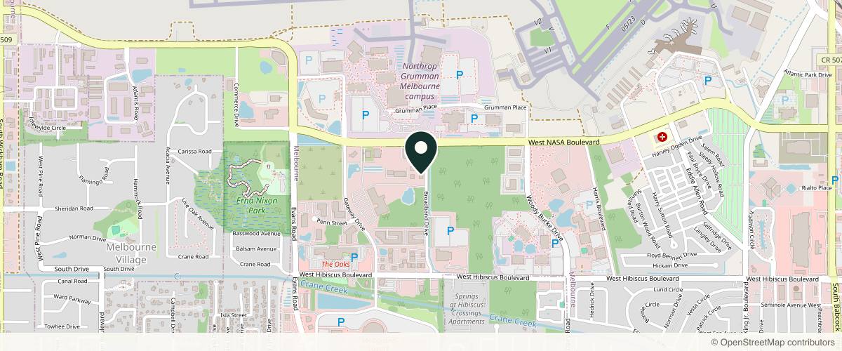 Map showing the exact location of Arielle's Aesthetics at 1160 Broadband Dr Ste F2-1, Melbourne, FL 32901, USA