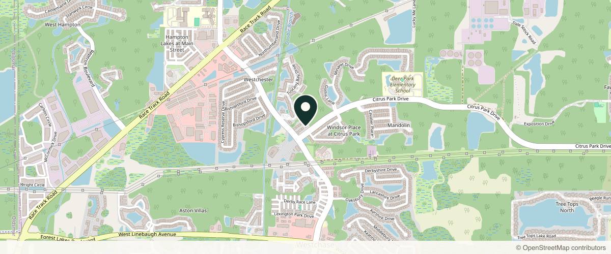 Map showing the exact location of Arviv Medical Aesthetics Tampa at 11329 Countryway Blvd, Tampa, FL 33626, USA
