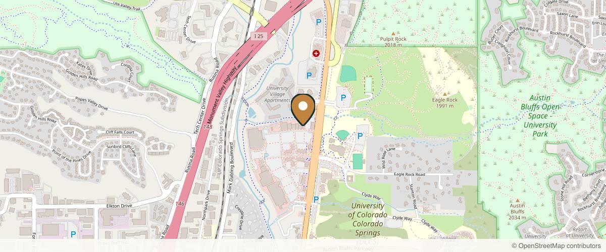 Map showing the exact location of Aspen Aesthetics + Wellness at 5278 N Nevada Ave #190, Colorado Springs, CO 80918, USA