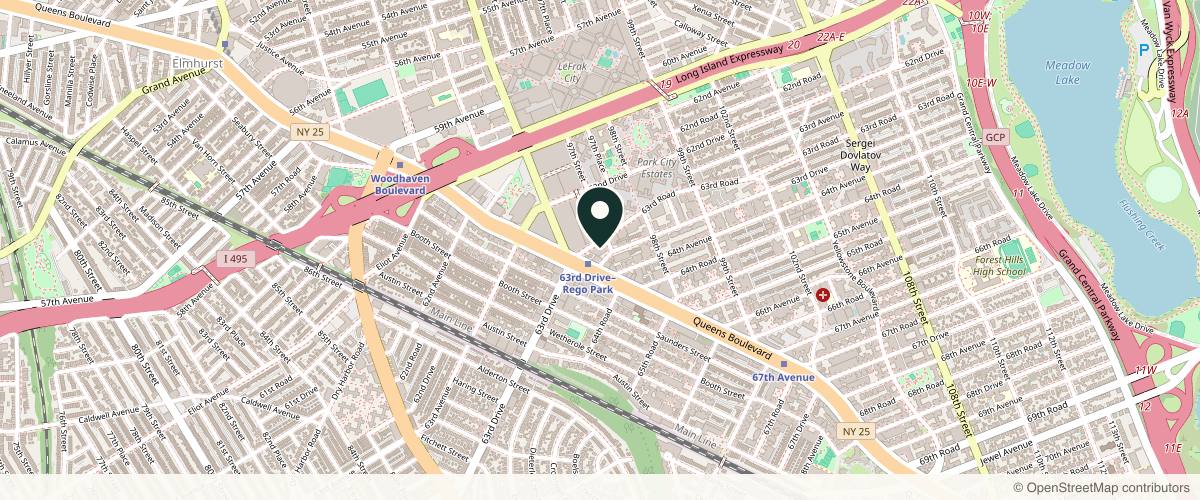 Map showing the exact location of Avé Aesthetics & Laser at 95-20 63rd Rd, Rego Park, NY 11374, USA