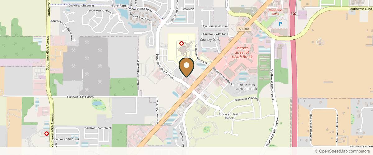 Map showing the exact location of Avelure Med Spa - Ocala at 4701 SW College Rd Ste 102, Ocala, FL 34474, USA