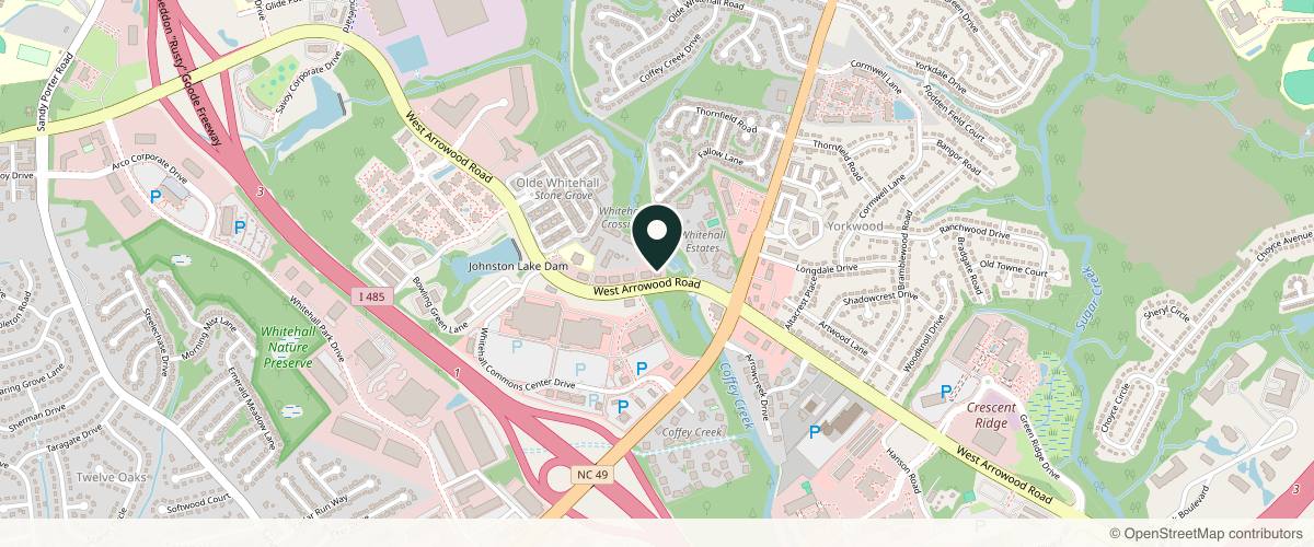 Map showing the exact location of Azura Medical Spa at 2540 W Arrowood Rd Ste 100, Charlotte, NC 28273, USA
