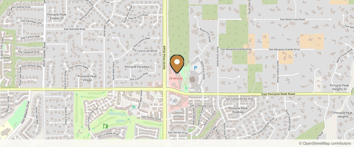 Map showing the exact location of BabyFace Scottsdale Med Spa at 8888 E Pinnacle Peak Rd Ste 11, Scottsdale, AZ 85255, USA