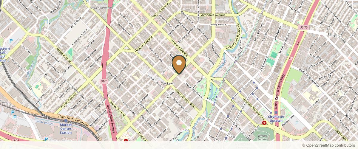 Map showing the exact location of Bare Aesthetics Dallas at 3300 Oak Lawn Ave #106, Dallas, TX 75219, USA
