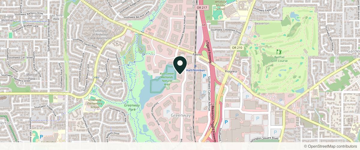 Map showing the exact location of B.Clear Aesthetics at 8705 SW Nimbus Ave #270, Beaverton, OR 97008, USA