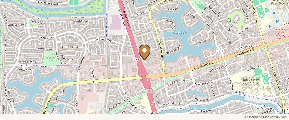 Map showing the exact location of Beautologie Cosmetic Surgery Stockton at 4643 Quail Lakes Dr #103, Stockton, CA 95207, USA