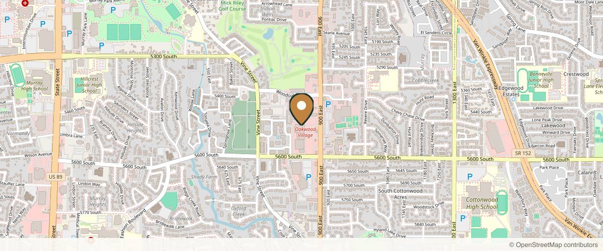 Map showing the exact location of Beauty Lab + Laser Med Spa | Murray at 5496 S 900 E, Salt Lake City, UT 84117, USA