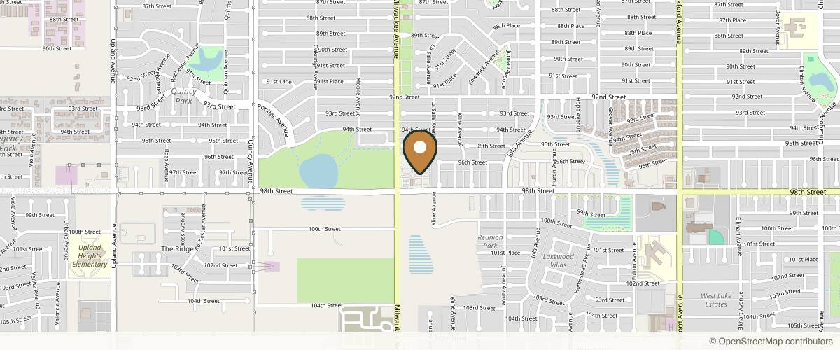 Map showing the exact location of Besos Med Aesthetics at 6442 98th St #100, Lubbock, TX 79424, USA