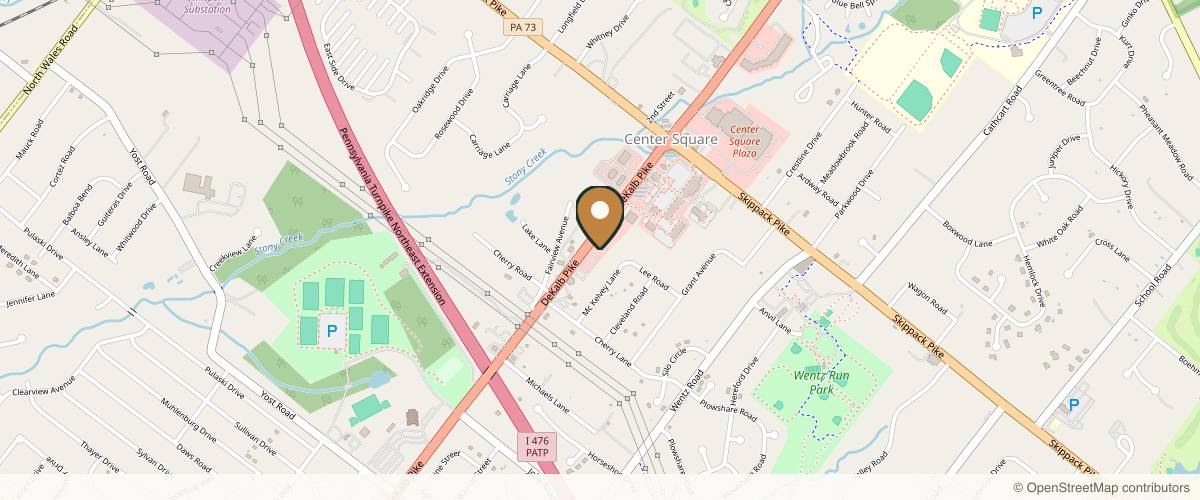 Map showing the exact location of Best Impression Med Spa at 1050 Dekalb Pike, Blue Bell, PA 19422, USA