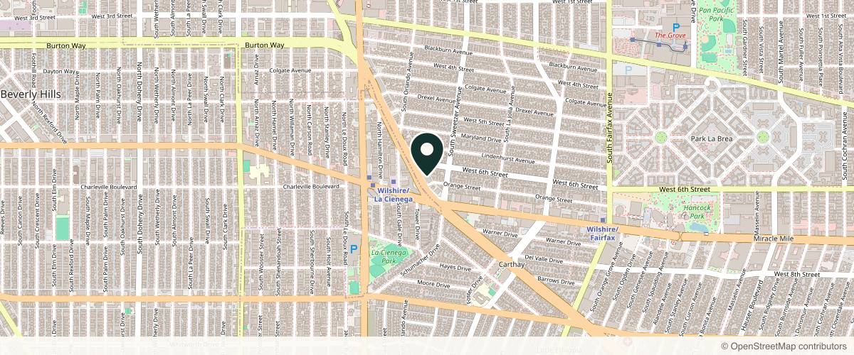 Map showing the exact location of Beverly Hills Aesthetics at 640 S San Vicente Blvd Ste 210, Los Angeles, CA 90048, USA