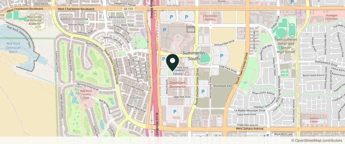 Map showing the exact location of Beverly Hills Rejuvenation Center - Summerlin at 1825 Festival Plaza Dr #180, Las Vegas, NV 89135, USA