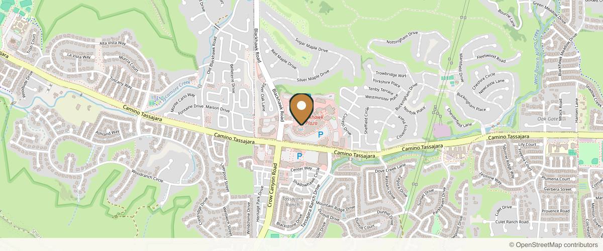 Map showing the exact location of Blackhawk Plastic Surgery & MedSpa at 3600 Blackhawk Plaza Cir, Blackhawk, CA 94506, USA
