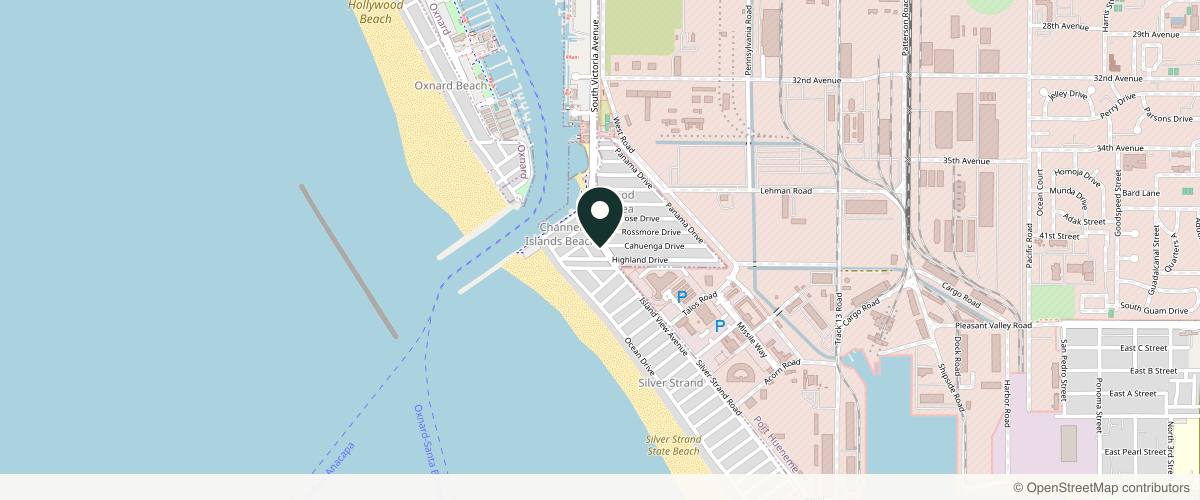Map showing the exact location of Blossom Aesthetics Med Spa at 2323 Roosevelt Blvd Ste 4, Oxnard, CA 93035, USA