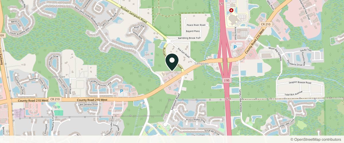 Map showing the exact location of Bold City Dermatology- St. Johns at 120 Gateway Cir #1, Jacksonville, FL 32259
