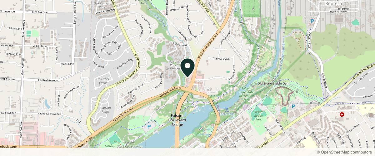 Map showing the exact location of Bonita Aesthetics at 6606 Folsom-Auburn Rd #8, Folsom, CA 95630, USA
