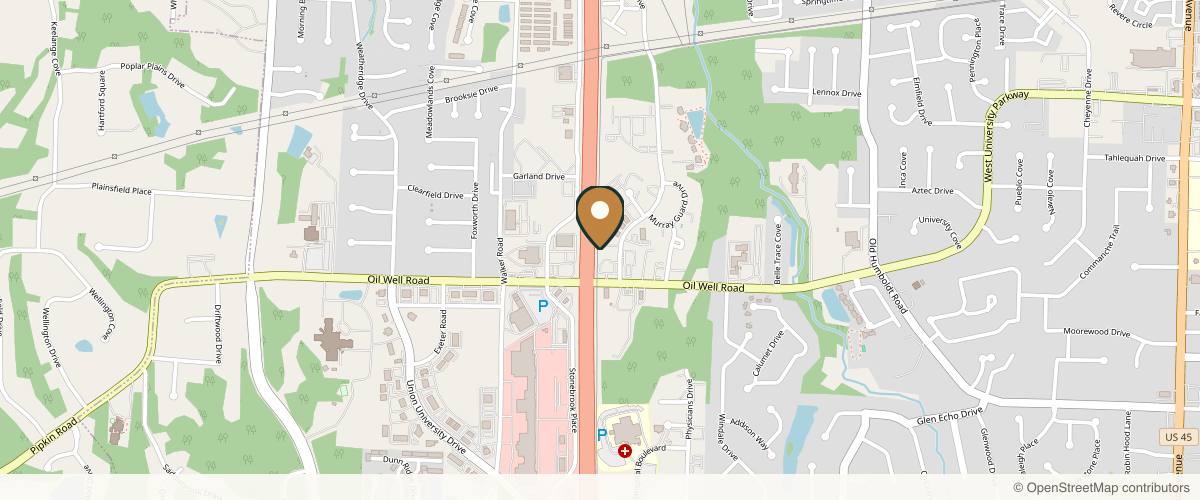 Map showing the exact location of Boost and Balance Med Spa at 35 B Murray Guard Dr, Jackson, TN 38305, USA