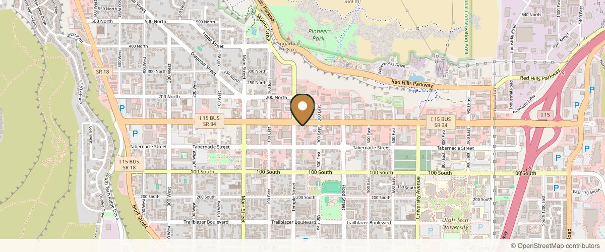 Map showing the exact location of BosBeauty at 234 E St George Blvd, St. George, UT 84770, USA