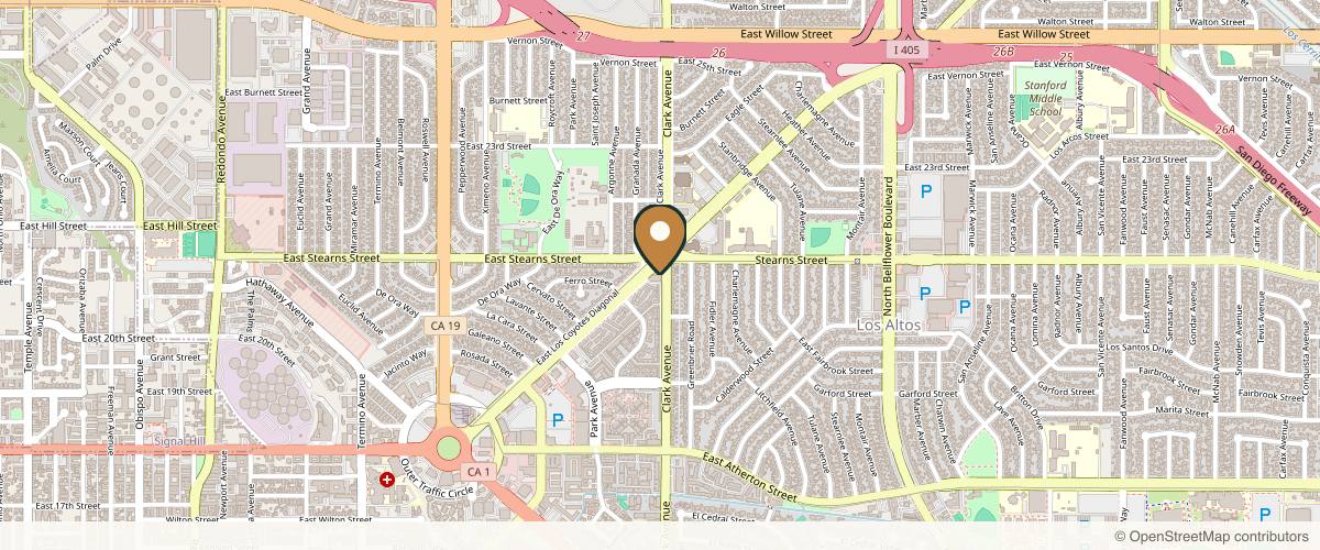 Map showing the exact location of Botox Sisters- Laura Hertzog, NP Rebecca Ceverha, NP-C at 5094 E Los Coyotes Diagonal, Long Beach, CA 90815, USA