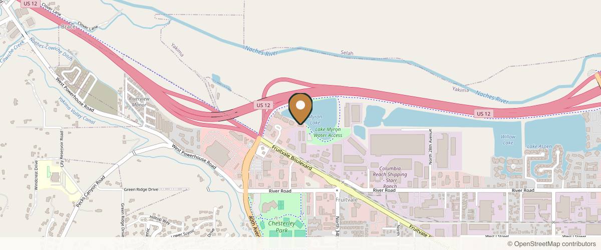 Map showing the exact location of Brio Wellness Yakima at 1415 Lakeside Ct Ste 102, Yakima, WA 98902, USA
