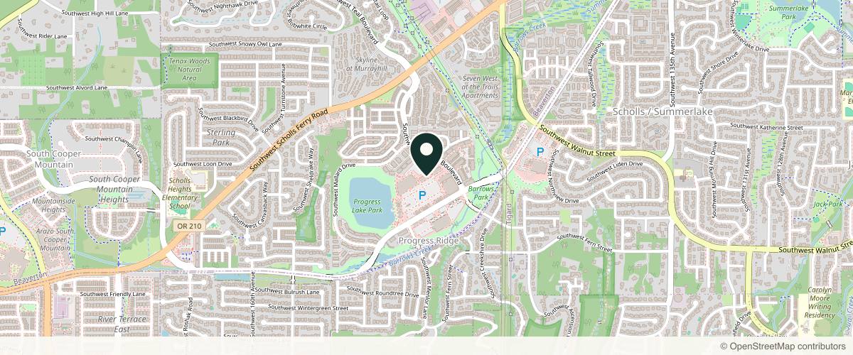 Map showing the exact location of Celebrity Med Spa at 12325 SW Horizon Blvd #35, Beaverton, OR 97007, USA