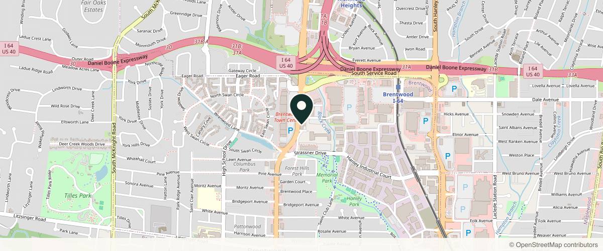 Map showing the exact location of Celsius Med Spa STL at 1760 S Brentwood Blvd, St. Louis, MO 63144, USA