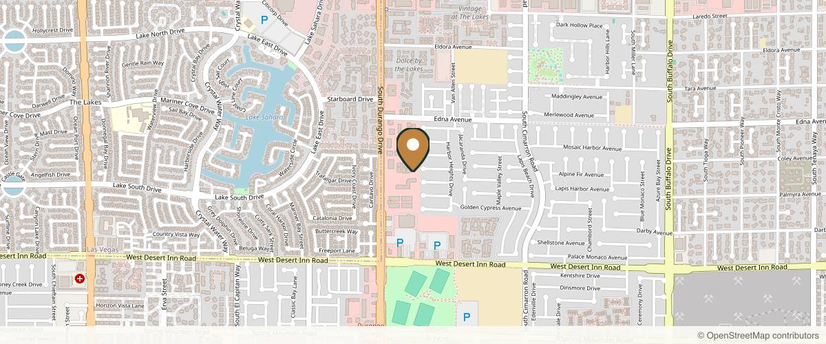 Map showing the exact location of Center For Aesthetic Medicine at 3038 S Durango Dr #100, Las Vegas, NV 89117, USA