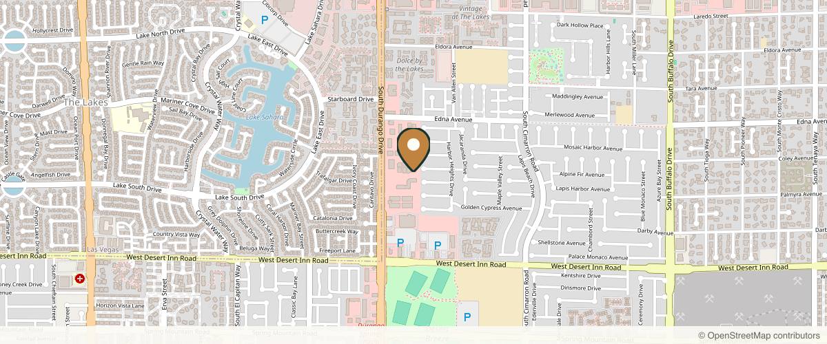 Map showing the exact location of Center For Aesthetic Medicine at 3038 S Durango Dr #100, Las Vegas, NV 89117, USA