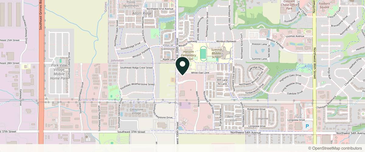 Map showing the exact location of Central Iowa Dermatology at 5705 NW 100th St, Johnston, IA 50131