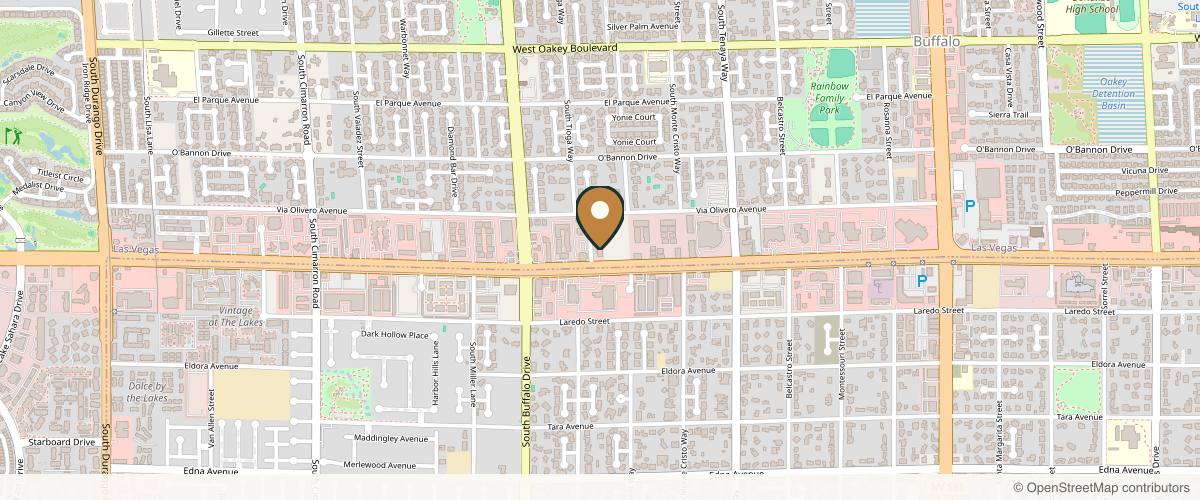 Map showing the exact location of Chic la Vie at 7650 W Sahara Ave Ste 3, Las Vegas, NV 89117, USA