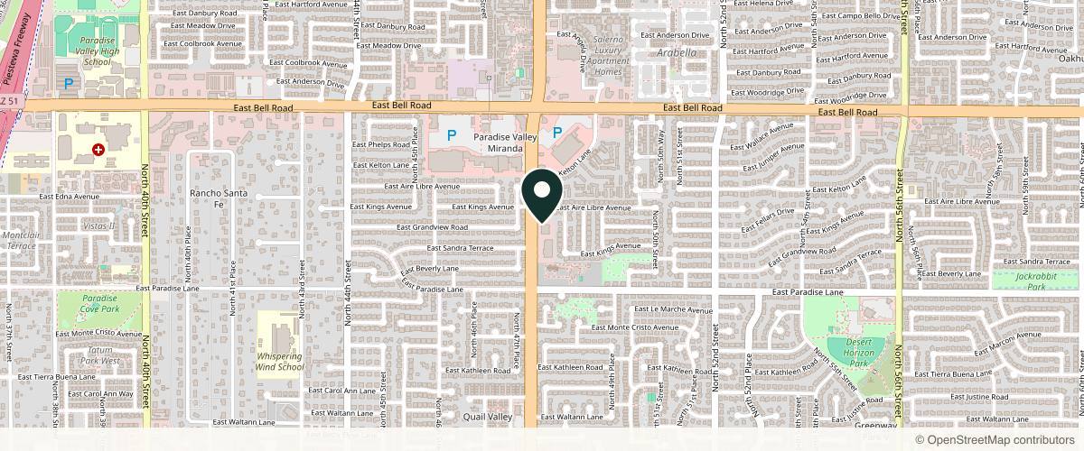 Map showing the exact location of CNT Med Spa at 16421 N Tatum Blvd Ste 201, Phoenix, AZ 85032, USA