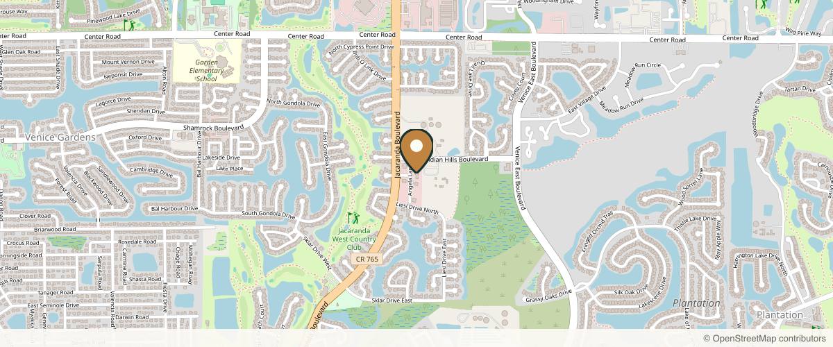 Map showing the exact location of Coast Dermatology & Skin Cancer Center at 21550 Angela Ln, Venice, FL 34293, USA